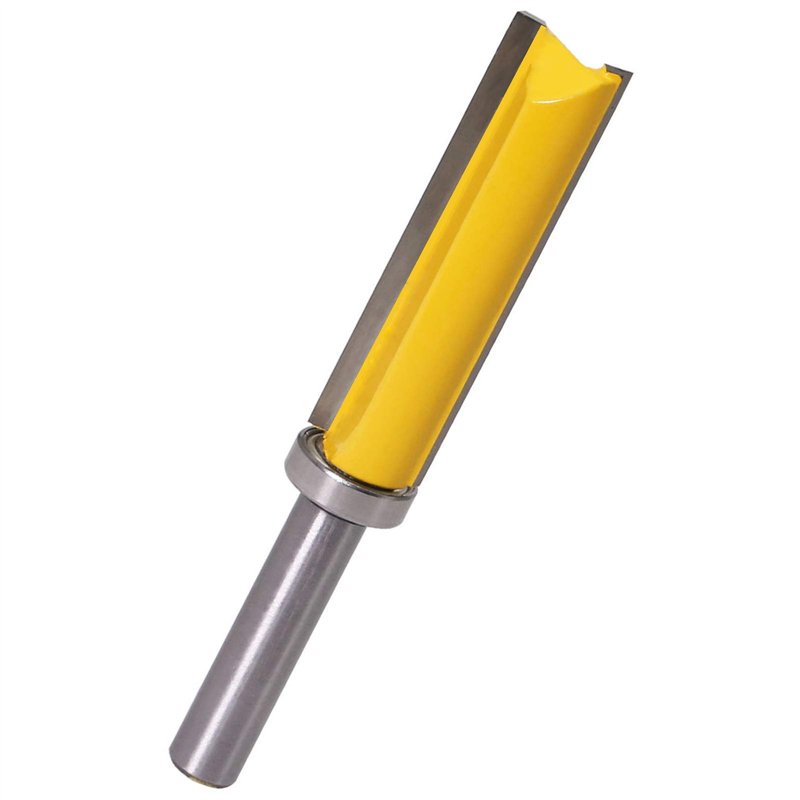 WSOOX ensemble de bits de routeur de modèle de motif de finition embout de garniture affleurante à queue de 8 mm fraise à affleu