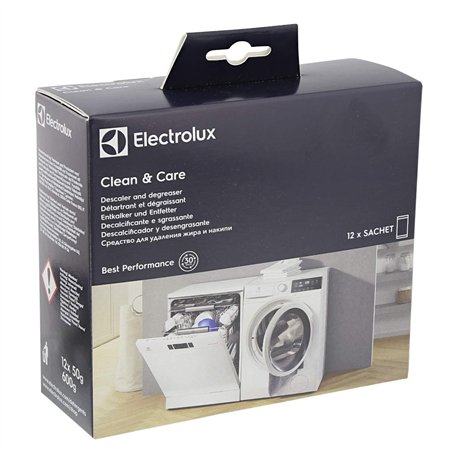 Electrolux Détartrant et dégraissant Clean and Care 12 x sachet