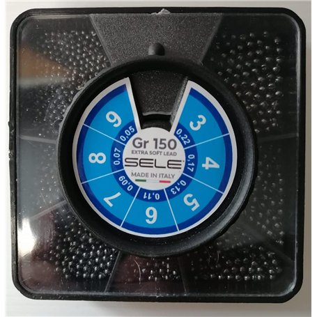 sele Boîte de plombs carrée pour terminaux de pêche - Pêche avec le flotteur RIF.301606