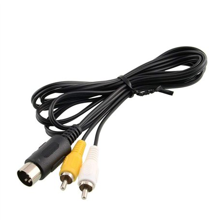 WICAREYO AV RCA Audio Vidéo TV câble adaptateur pour Genesis 1