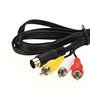 WICAREYO 1.8m Audio Vidéo Câble AV Câble 9Pin à RCA Cordon de connexion pour Genesis 2 3