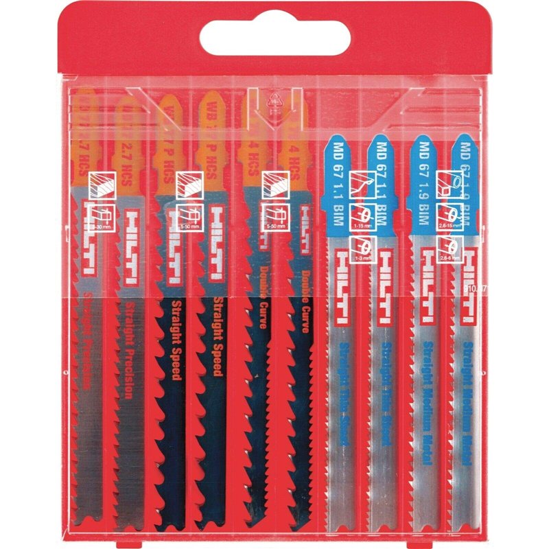 HILTI Hoja sierra calar SJB BC 10 juego - Unid: 1