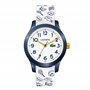 Lacoste Montre Analogique à Quartz pour enfants avec Bracelet en Silicone Blanc/Bleu - 2030011