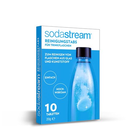SodaStream 1090001491 Tablette de nettoyage pour gazéificateur Lot de 10