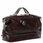 SID & VAIN Sac de Voyage Compartiment Chaussures Kingston Cuir véritable | fourre-Tout Besace Week-End XL Grand Marron | Sac Spo