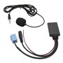 Câble Bluetooth AUX IN, 7 607 897 093, Prise 3,5 Mm ISO 8 Broches Bluetooth5.0 Câble AUX IN Remplacement du Microphone Mains Lib