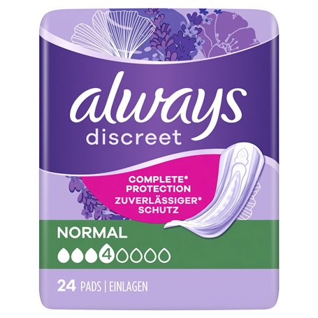 Always Discreet - 96 Serviettes Incontinence pour Femme