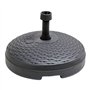AKTIVE 61130 - Pied de Parasol de Terrasse Extérieur Circulaire Noir