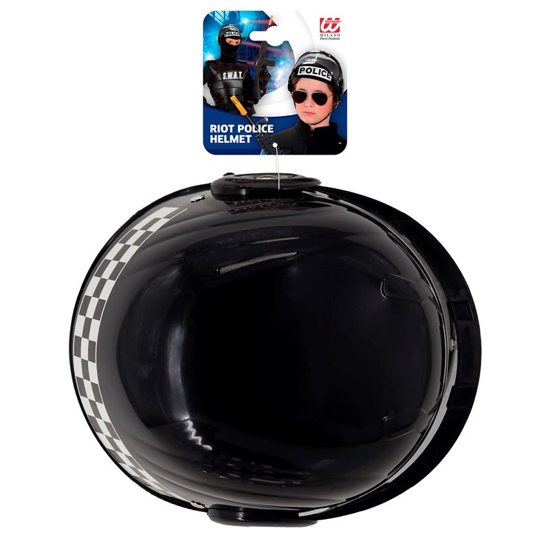 Image secondaire de W WIDMANN MILANO Party Fashion -Casque d'intervention avec visière, couvre-chef, accessoires, accessoire de déguisement adulte, 