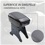 Bottari 16115 Accoudoir Central Universel Multifonction avec Support, Noir