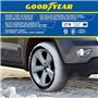 Goodyear Lot de 2 chaînes à neige en tissu pour voiture, ultra adhérence, taille XL, spécifique pour le fonctionnement du véhicu