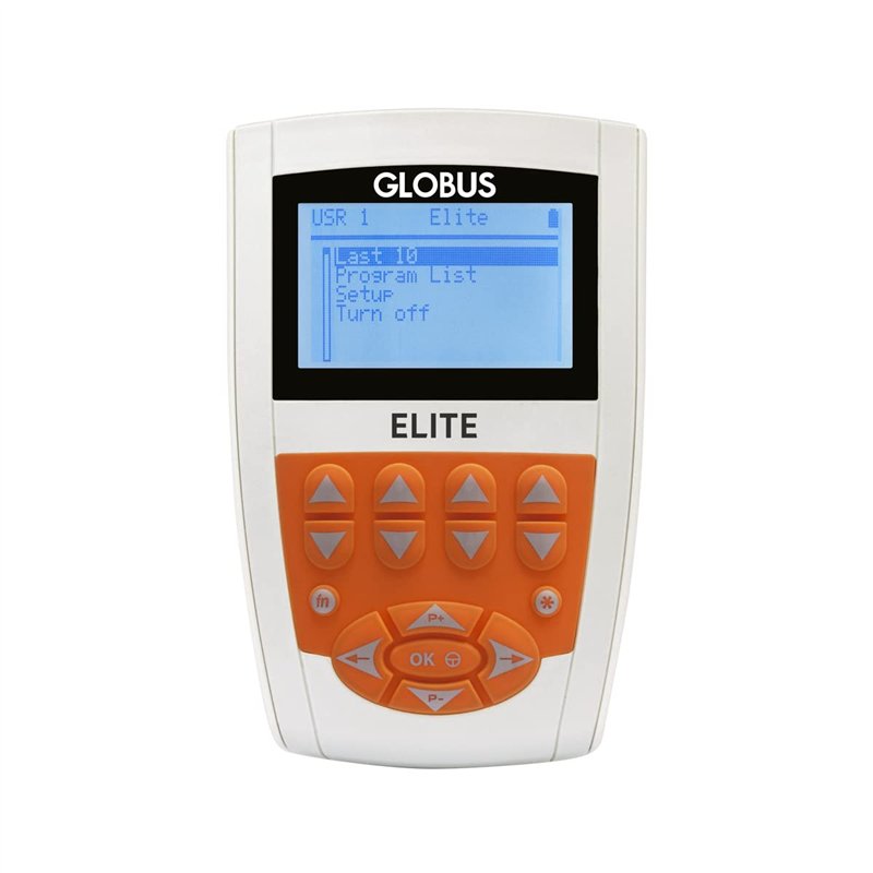 GLOBUS | Elite, Électrostimulateur à 4 canaux, 98 programmes pour Toutes Les exigences de Traitement, Fitness, Forme Physique