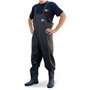Lineaeffe Scaphandre PVC Chest Black Taille 45 Waders de Pêche Respirant Néoprène Tour de Poitrine Pantalon Cuissardes