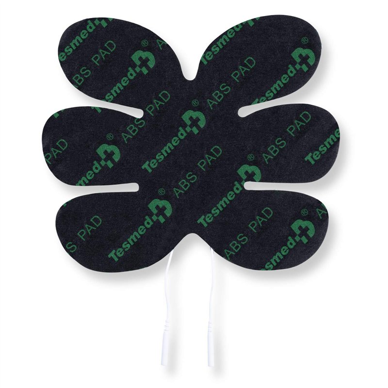 TESMED Abs Pad: Électrode Spécifique pour Abdos, Compatible avec Toutes Les Marques d'Électrostimulateurs avec Câbles à Fiche de