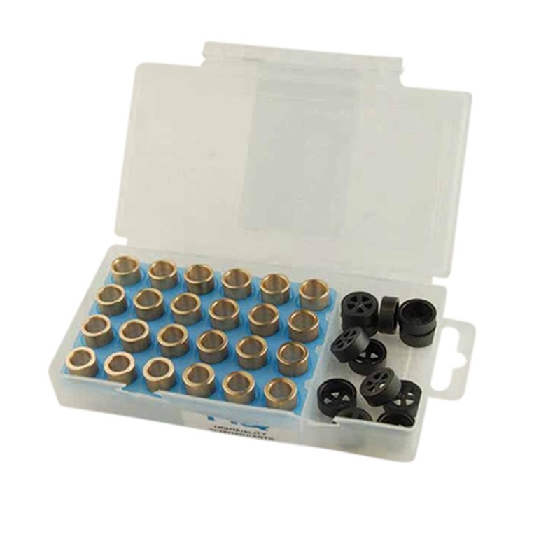 GALET SCOOT POLINI 15x12 5,5-6,0-6,5-7,0g (4 JEUX DE 6) POUR MBK 50 BOOSTER, NITRO, OVETTO, STUNT-YAMAHA 50 BWS, AEROX, NEOS (24)
