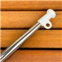 GATE14® Mât pour Drapeau de Bateau en Acier Inoxydable et Base en ABS Long. 40 cm Ø 14 mm