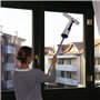 LINEA TIELLE SRL UNIPERSONALE Lave-vitres avec fonction d'aspiration, batterie rechargeable pour fenêtres, carreaux, miroirs et 