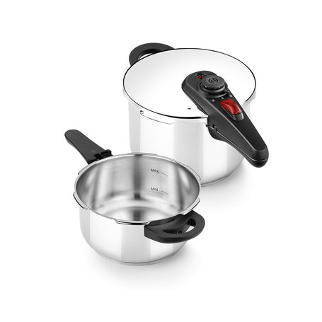 BRA Allure | Ensemble Duo d'Autocuiseurs Rapides de 4+6 Litres