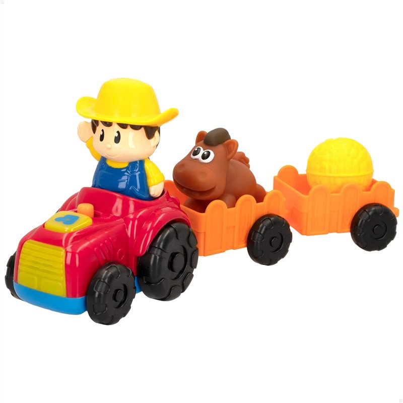 WinFun – Tracteur Ferme Sons Multicolore (colorbaby 44737)