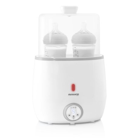 MINILAND BABY Chauffe-biberon Warmy twin - Blanc