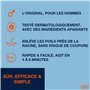 extra douce pour les zones sensibles. Pour hommes