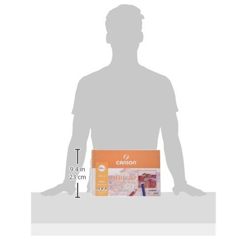 Image secondaire de Canson Guarro Canson Basic Cahier micro perforé 20 feuilles A4+ 130 g