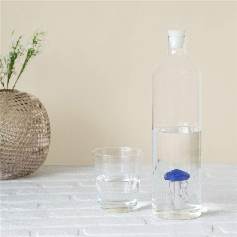 Image secondaire de Balvi Bouteille pour Eau en Verre Atlantis Jelly Fish, pour Mettre l'eau à Refroidir dans Le réfrigér