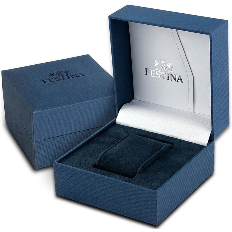 Image secondaire de Festina Montre pour Homme F20014/1 Swiss Made Boîtier en Acier Inoxydable Gris Bracelet en Acier Inoxydable Gris