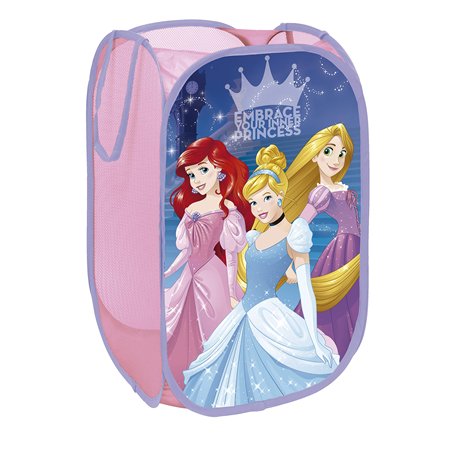 SUPERDIVER - Corbeille pliable Princesses Disney - Licence officielle Disney - Idéale pour ranger les jouets et vêtements - 36x3