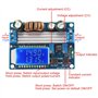 ARCELI Affichage convertisseur Buck Boost, carte d'abonné DC 5.5-30V 12v à DC 0.5-30V 5v 24v tension ajustable à courant constan