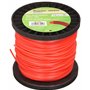 Riegolux 107666 Fil Débroussailleuse Nylon Carré - Rouge -2.4 mm x 100 m