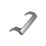 Poignée de porte argentée 260 mm pour Beko 4900061200