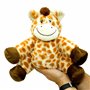 Bouillotte Micro-Onde Peluche (23 cm) - Bouillotte Peluche - Peluche Bouillotte Girafe - Peluche Chauffante - Bouillotte Doudou