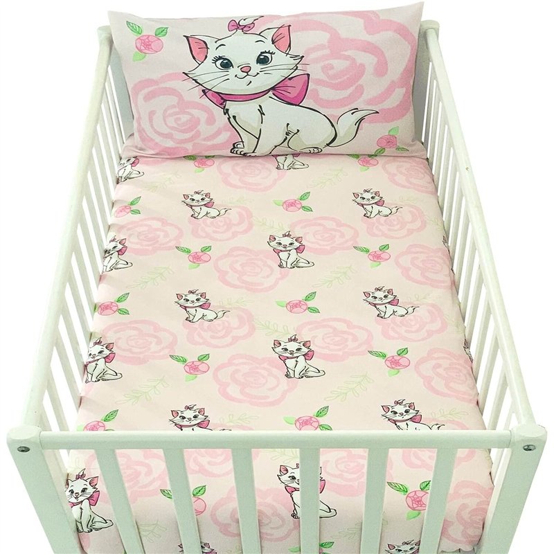 Image secondaire de Disney Housse de Couette Bébé 100x135cm et taie d'oreiller 40x60cm | Parure de lit Bébé pour lit 60x120 ou 70x140cm | Linge de l