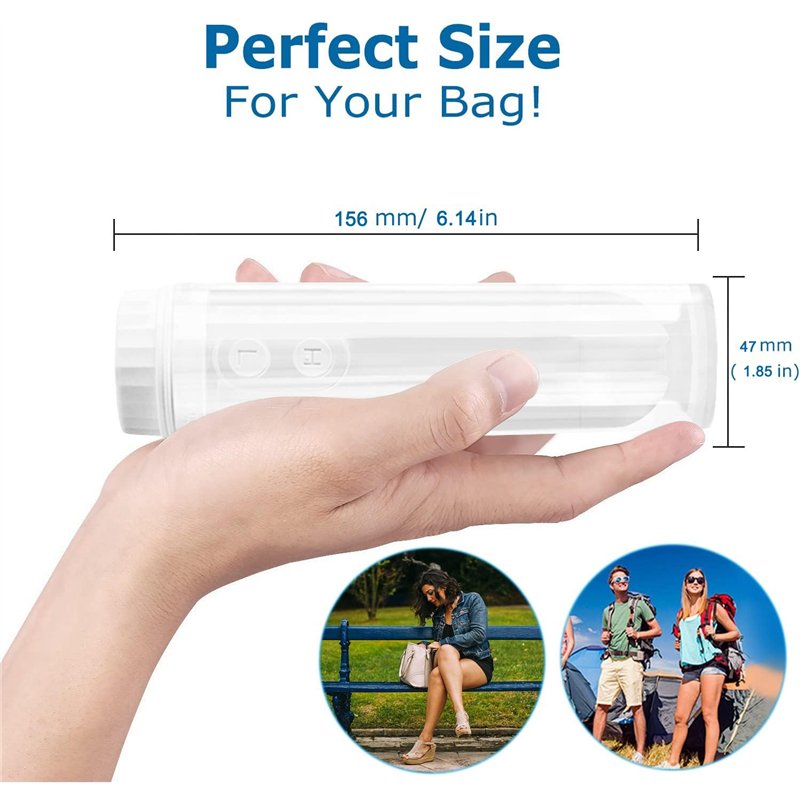 Image secondaire de Bidet de voyage portable par YAMI, IPX6 Bidet électrique étanche avec film de décompression automatique et buse Réglage de 180 d