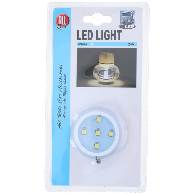 All Ride LED Light Poppy Désodorisant Lumineux Blanc