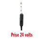 All Ride Bouilloire Électrique 24V - Compacte 0,5L - Bouilloire de Voyage pour Camions et Camping - Accessoires Inclus - Design 