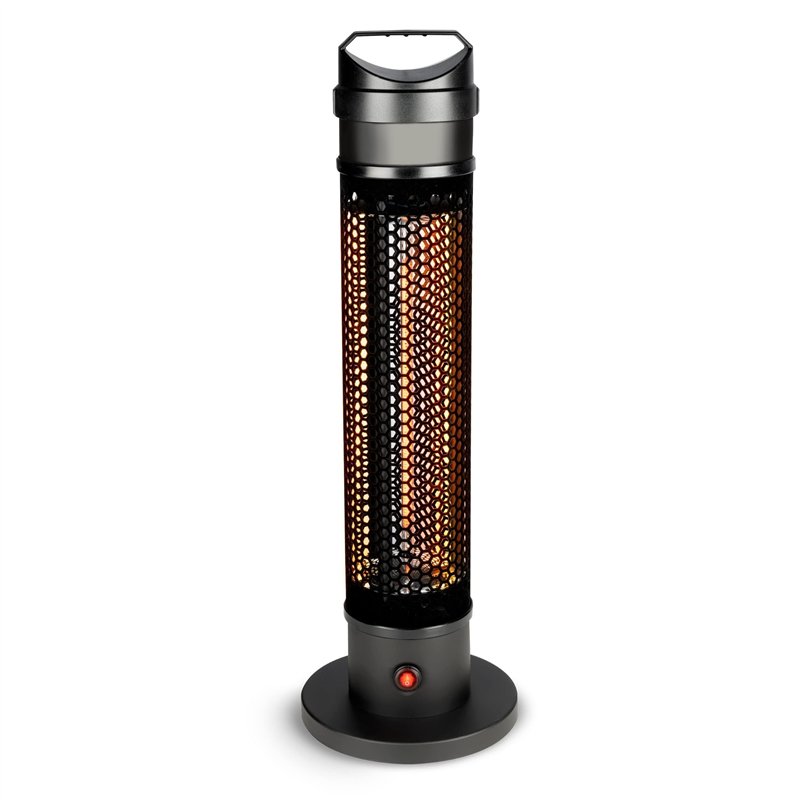 alpina Chauffage infrarouge 800W - Intérieur et extérieur - autoportant - 800W, Noir