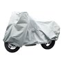 Dunlop Bâche Moto et Scooter Universelle - Housse Étanche Avec Protection Pour Pare-Brise - Extérieur - 246 x 104 x 127 cm - Pla