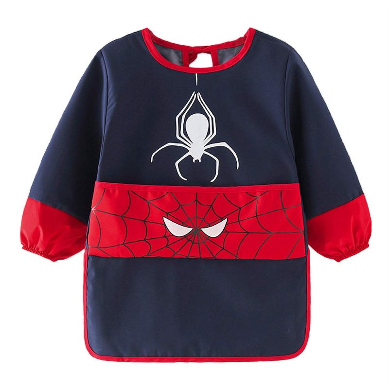 NAMIS Blouse Peinture Enfant 5-7 Ans, Tablier Peinture Enfant Imperméable, Tablier Manches Longues Enfant avec Poches pour Peint