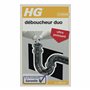 HG Déboucheur Duo - Débouche-Canalisations pour Cuisine & Salle de Bain