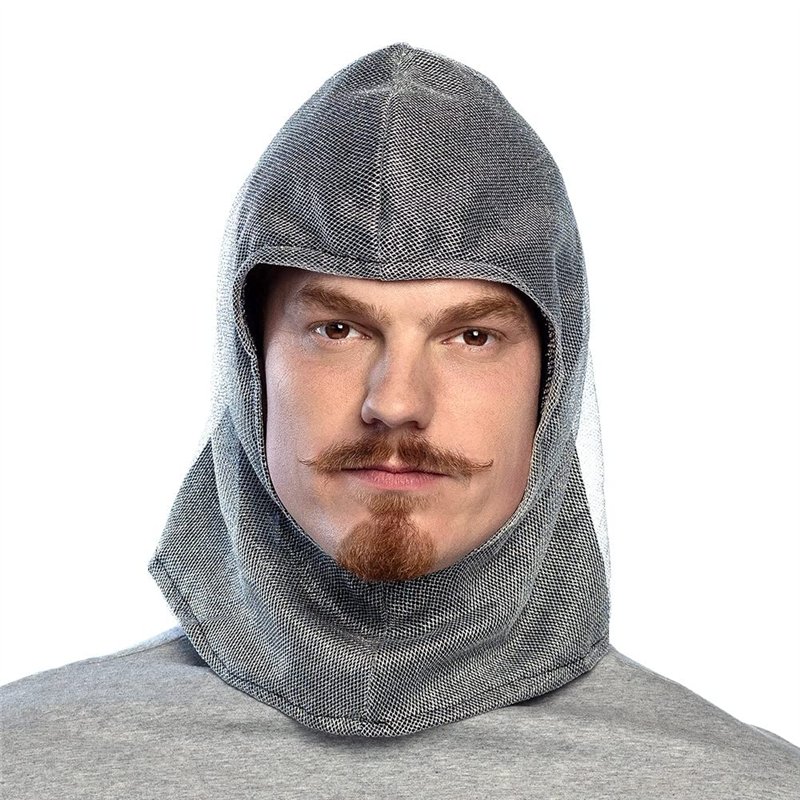 Boland 44025 - Capuche de chevalier pour adultes, cagoule, bonnet pour déguisements de carnaval, accessoires pour costumes médié