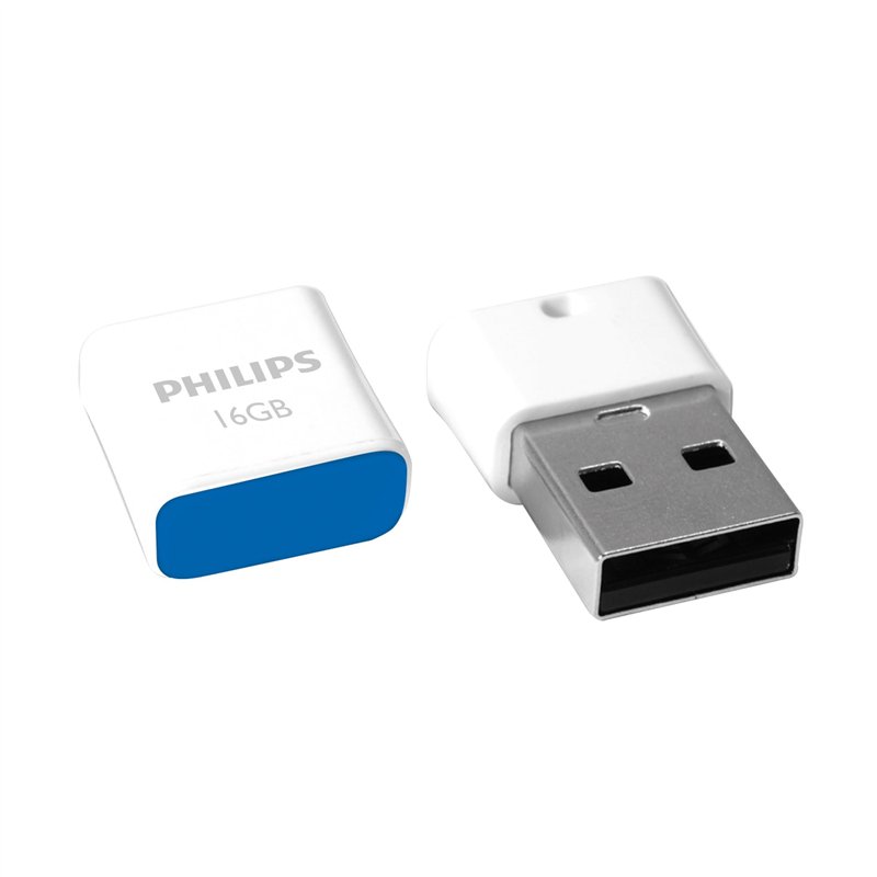 Philips Pico Édition High Speed clé USB 2.0 16 Go Ultra Small pour PC, Ordinateur Portable, Smart TV, Audio pour Voitures et Aut