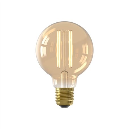 CALEX Ampoule LED filament 4 W équivalent 40 W E27 Doré 80 mm