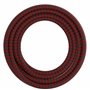 Calex Cordon en textile avec motif chevrons Rouge/noir 60 W 250 V Longueur 3 m