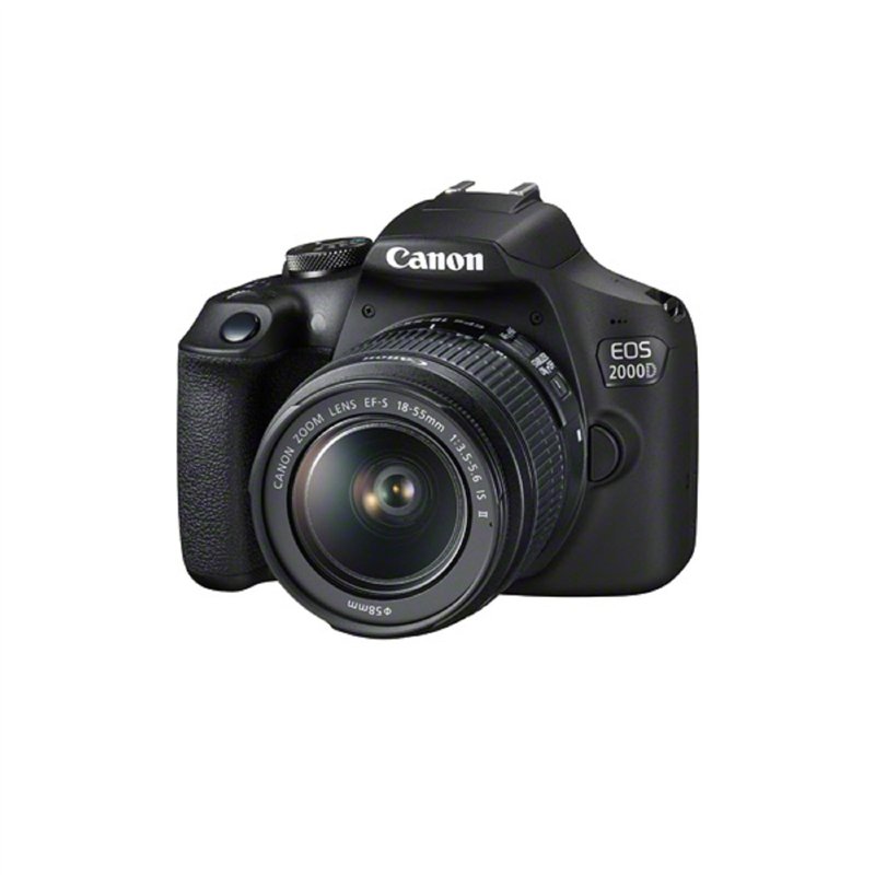 Canon EOS 2000d | Appareil Photo Réflex + (APS-C, 24.1 MP, WiFi, Full HD) + 2ème Batterie + Objectif EF-S 18-55mm f/3,5-5,6 is I