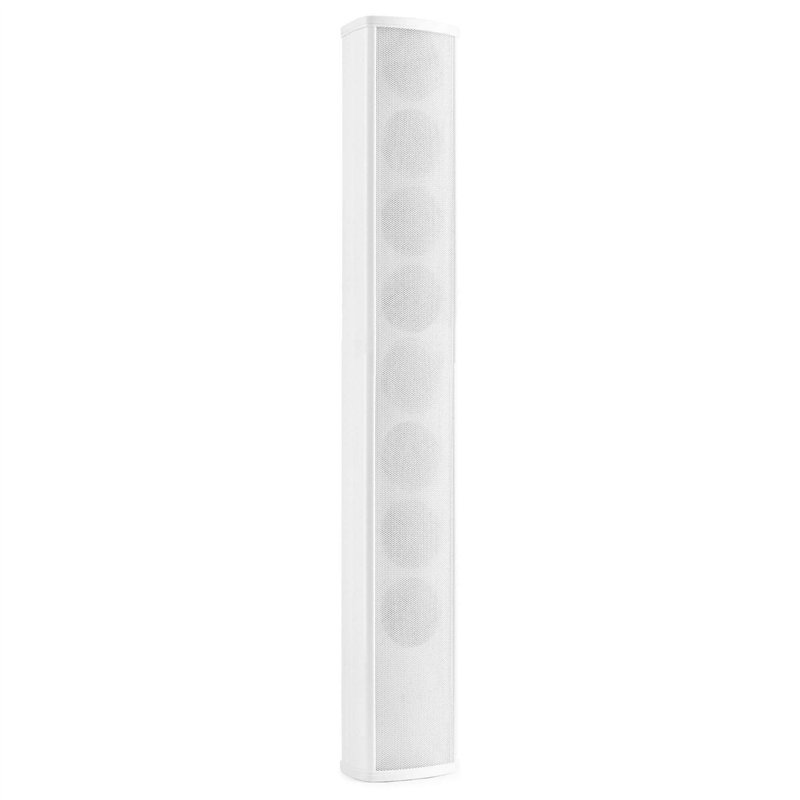 Power Dynamics ICS8 - Colonne de Son Blanche, 40W, Idéale pour Un Montage Discret dans Les Salles de Conférences, Églises ou Hal