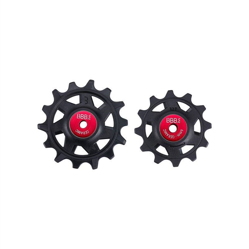 BBB Rollerboys Poulies de dérailleur Vélo, Céramique, 12T-14T