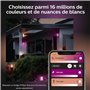 Philips Hue White & Color Ambiance Applique murale extérieurs IMPRESS, Kit de base à intensité variable jusqu'à 16 millions de c
