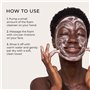 Yepoda The Bubble Double, mousse nettoyante exfoliante douce, nettoie en profondeur les pores et prévient les impuretés, nettoya